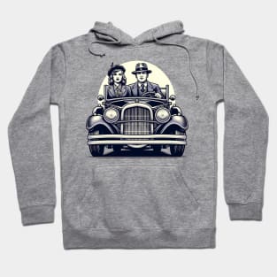 Classic Bonnie and Clyde Getaway Hoodie